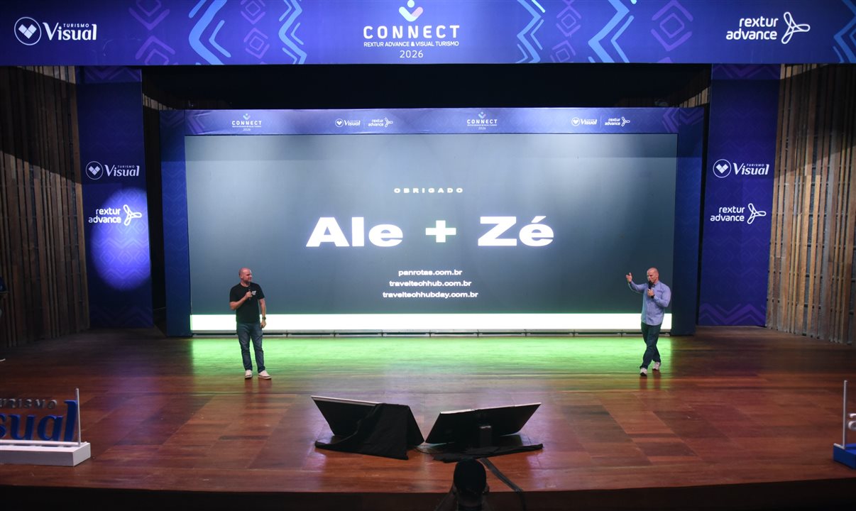 Ale e Zé no palco do Connect 2026
