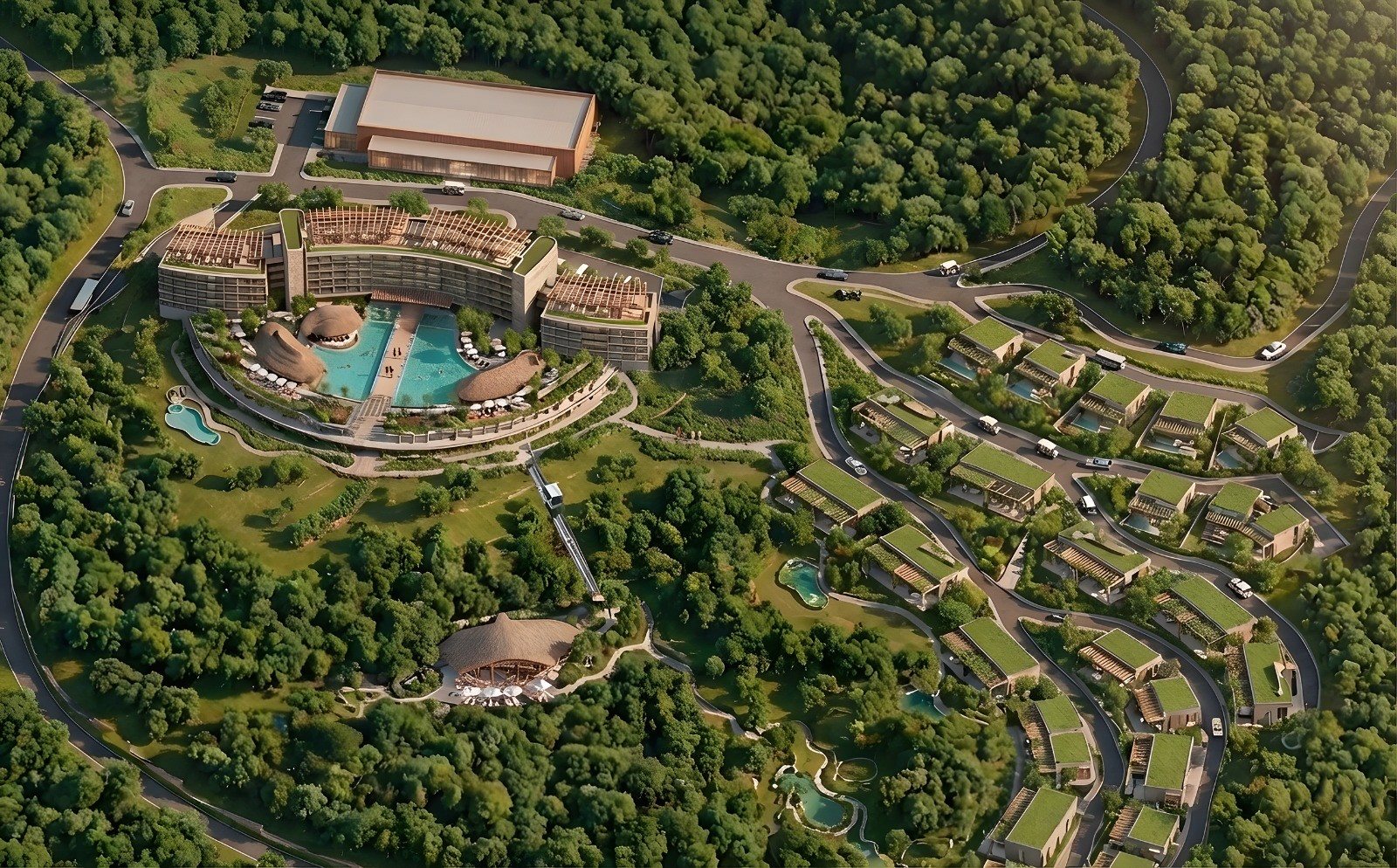 Projeção do The Westin Ecoville Resort, previsto para 2030, em São Paulo