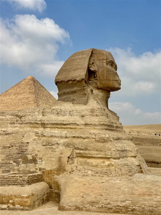 A Esfinge, um dos pontos de parada do roteiro Egito Eterno da Lusanova