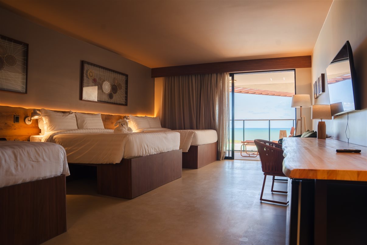 Um dos pontos de destaque do empreendimento é o tamanho dos apartamentos padrão