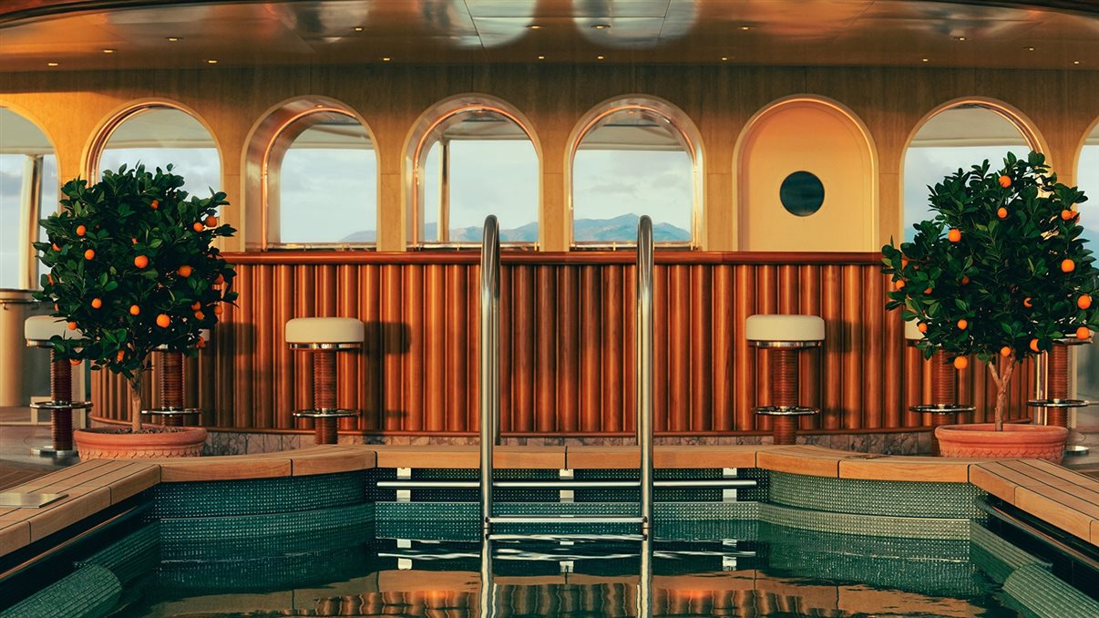 Em seu ano de estreia, o iate apresentará 32 itinerários distintos em 52 saídas