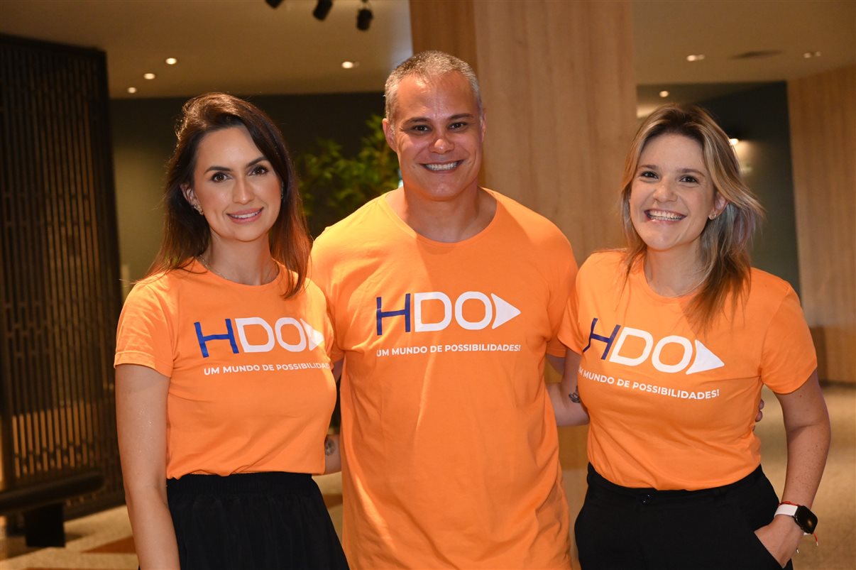 Bruna Barreto, Marcio Nogueira e Tatiane Bertolla, da HotelDO