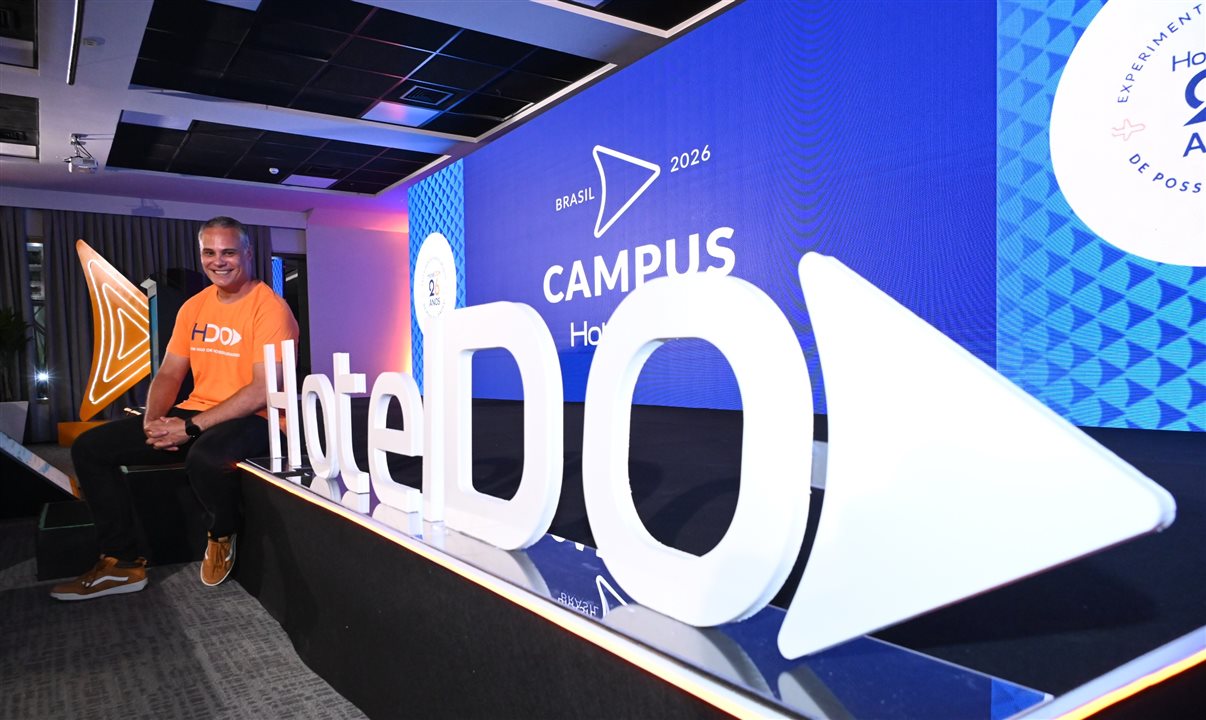 Marcio Nogueira, diretor-geral da HotelDO, comanda o evento