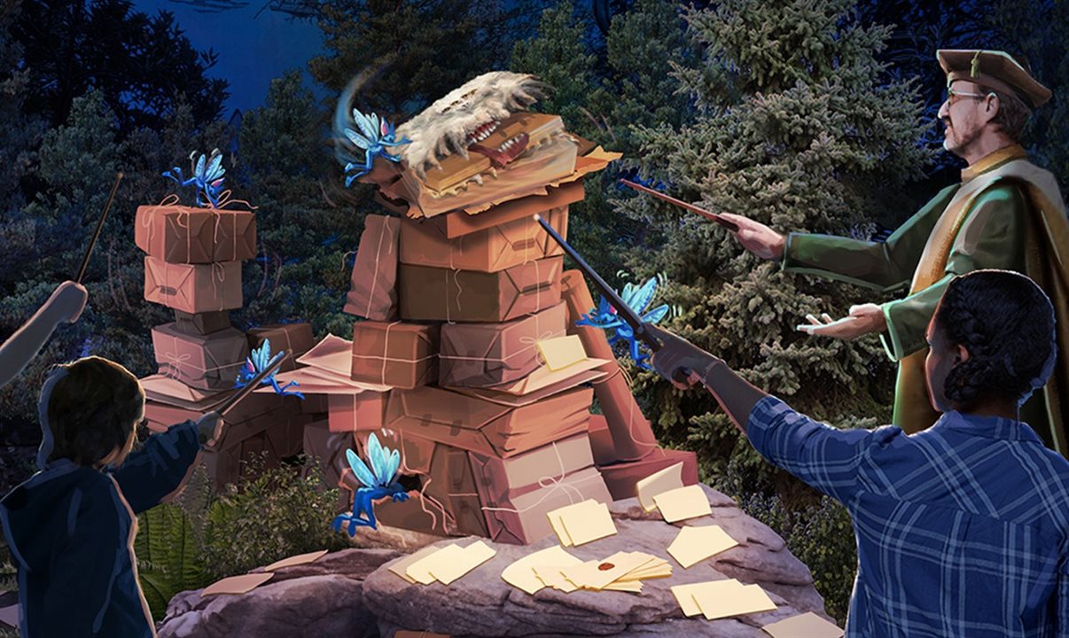 Essa experiência nova convida todos a embarcar em uma expedição que acontecerá ao ar livre, criada exclusivamente para o Universal Fan Fest Nights