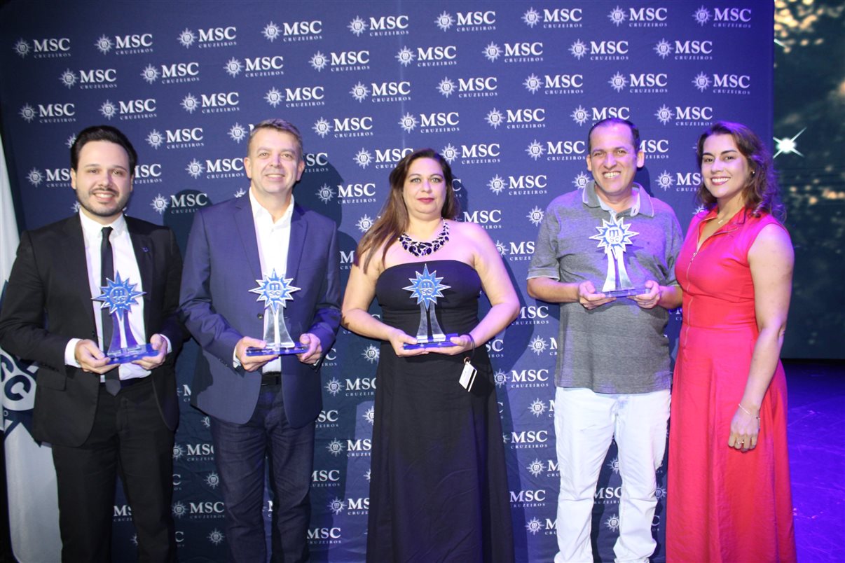 Vencedores da cateogoria MSC Yacht Club