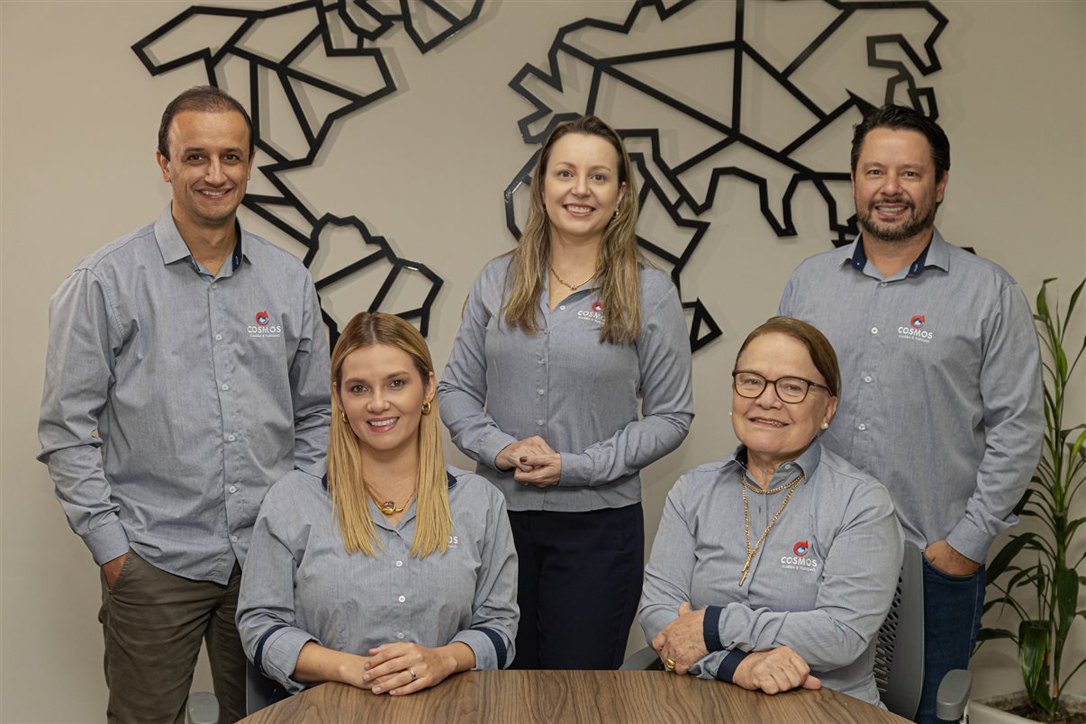Rafael Ramos (Diretor), Karla Marció (Gerente), Janaina Silveira (Diretora), Maria Júlia (Conselheira) e Kilian Sohn Neto (Diretor)