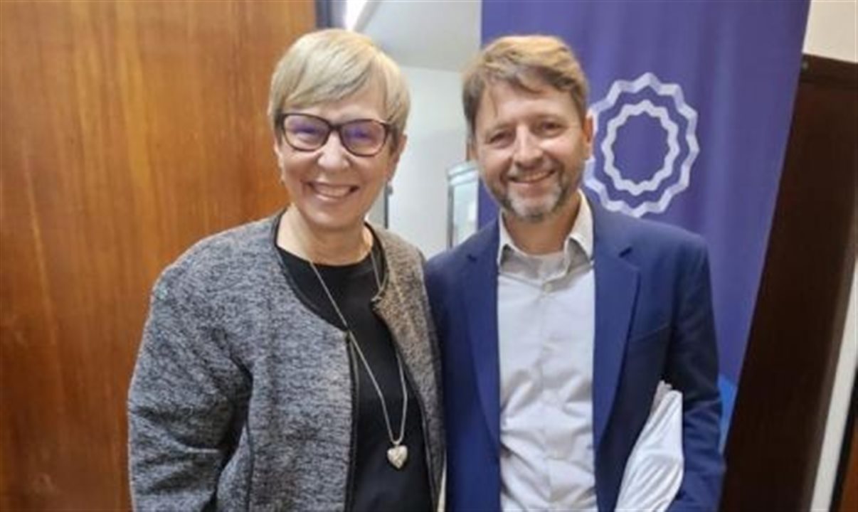 Bárbara Picolo com Roby Riedel, da Mendoza Holidays