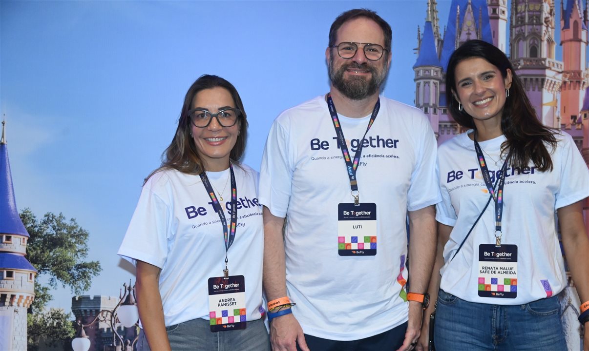Andrea Panisset, Luti Guimarães e Renata Maluf, da BeFly