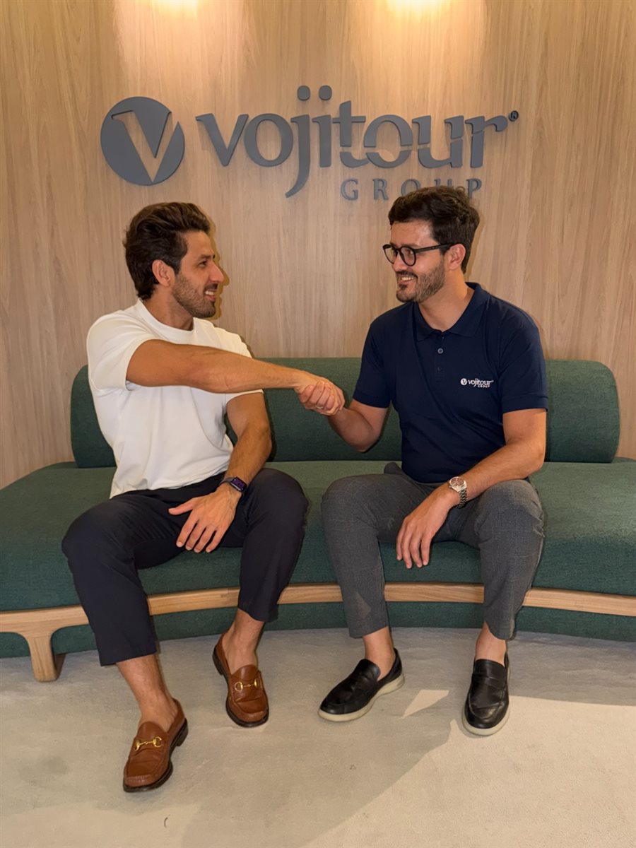 O CEO Douglas Vojivoda com Augusto Alcantara, novo COO do Vojitour Group