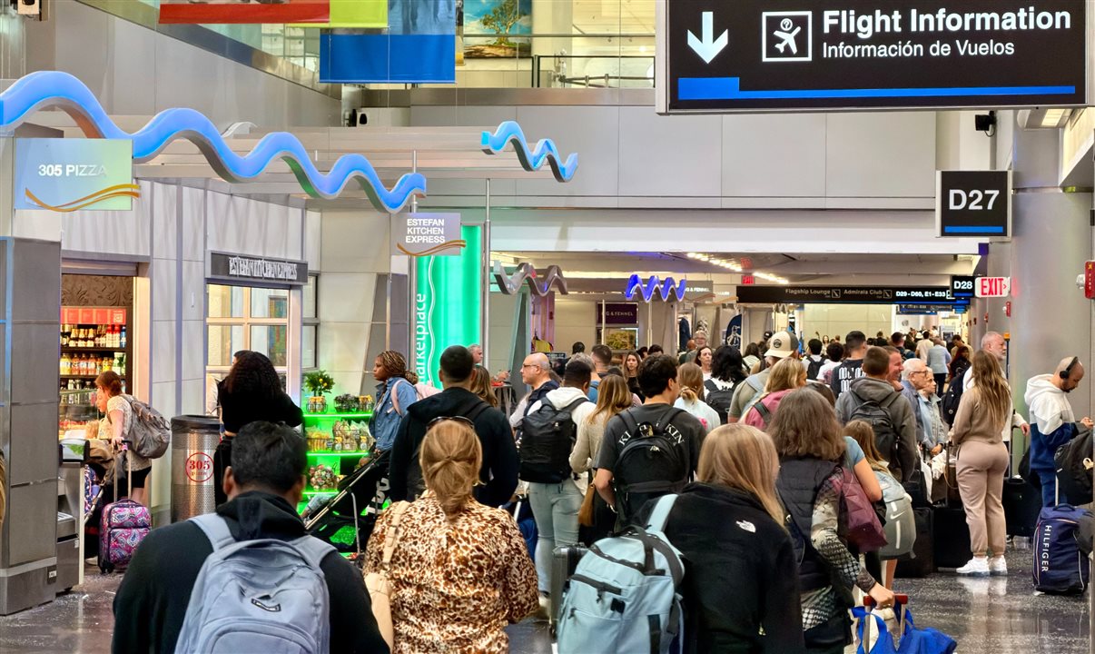 Aeroporto de Miami, na Flórida