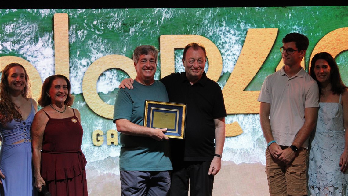 Otaviano Maroja, do Hotel Solar, com Juan Toselli, da Juan Toselli International Tours da Argentina