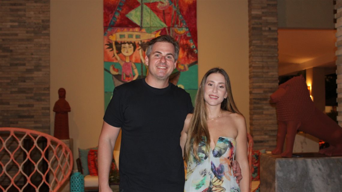 Guilherme Luck e Juliana Luck, da Luck Receptivo