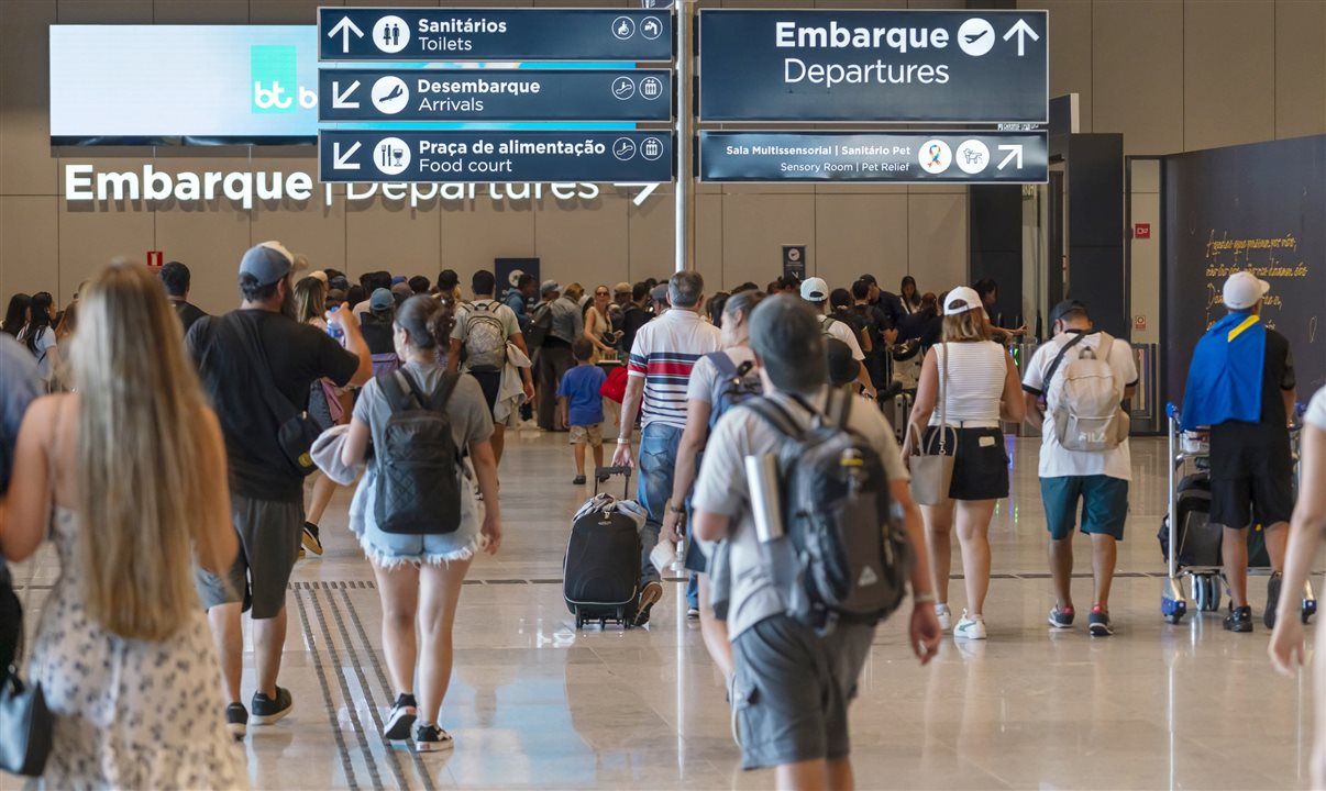 Movimentação internacional registrou um aumento acumulado de 330% no número de viajantes nos últimos sete anos