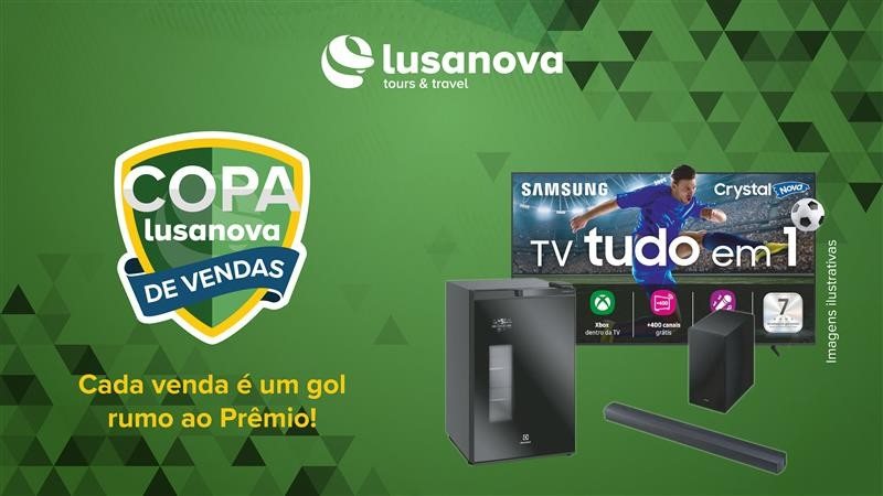 Com o conceito “Na Copa Lusanova, cada venda é um gol rumo ao prêmio”, a iniciativa transforma o processo de vendas em dinâmica gamificada