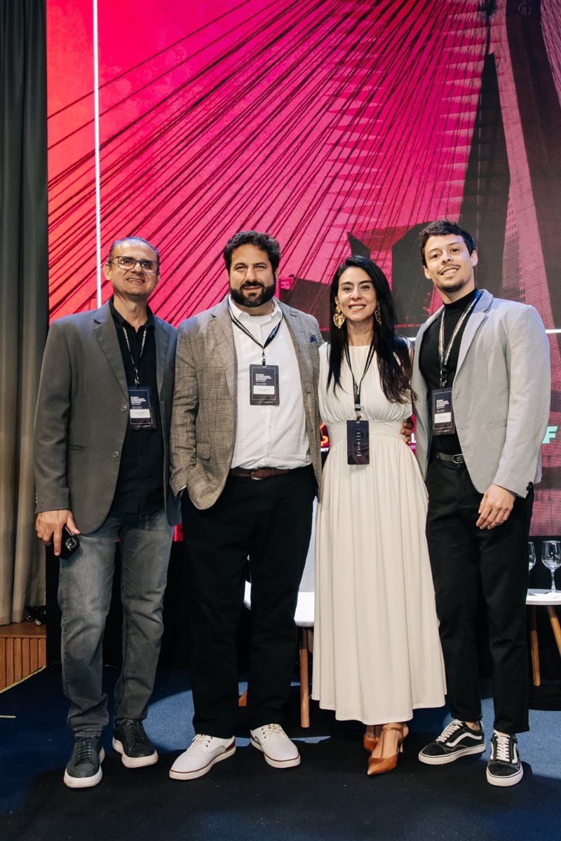 Carlos Magno, Vitor Bauab, Luciana Fernandes e Caio Franco, diretores do Grupo BBG Brasil