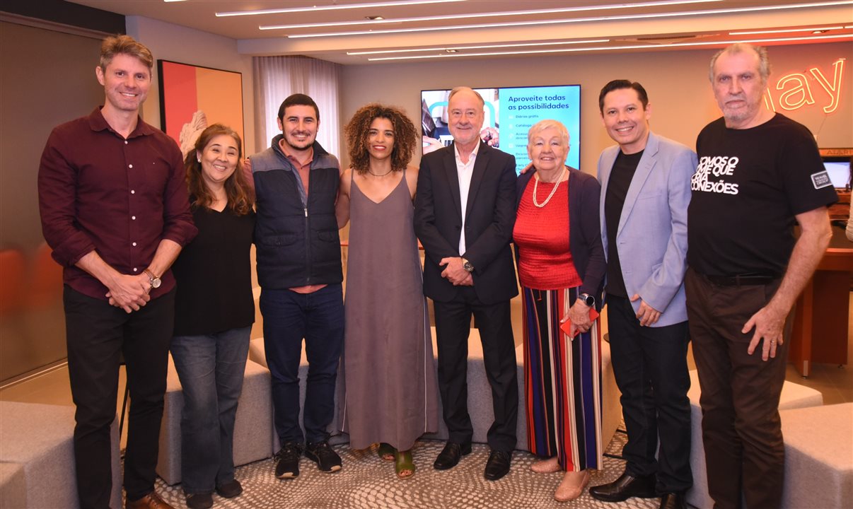 O grupo atual de líderes da TMG: Jefferson Moreira, Marina Shimada, Denis Peres, Fabiana Caniça, José Francisco Vieira da Silva, Karen Spencer, Rafael Lanza e Luiz Carlos Costa