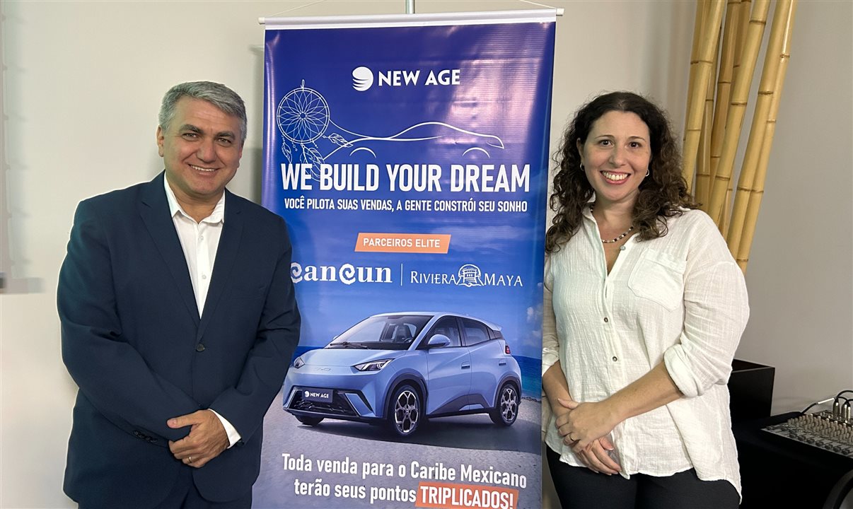 Marcello Patelli e Fernanda Almeida, da New Age