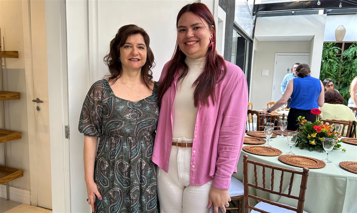 Mitsi Goulias, do Visit Florida, e Fabiana Andrade, de The Palm Beaches