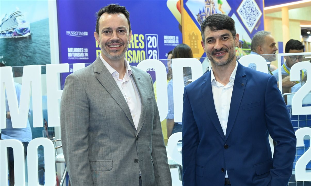 Eduardo Simões e Ignacio Palacios, da MSC Cruzeiros 