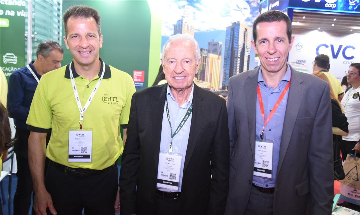 Rogerio Louro, Afonso Louro e Flávio Louro, da EHTL