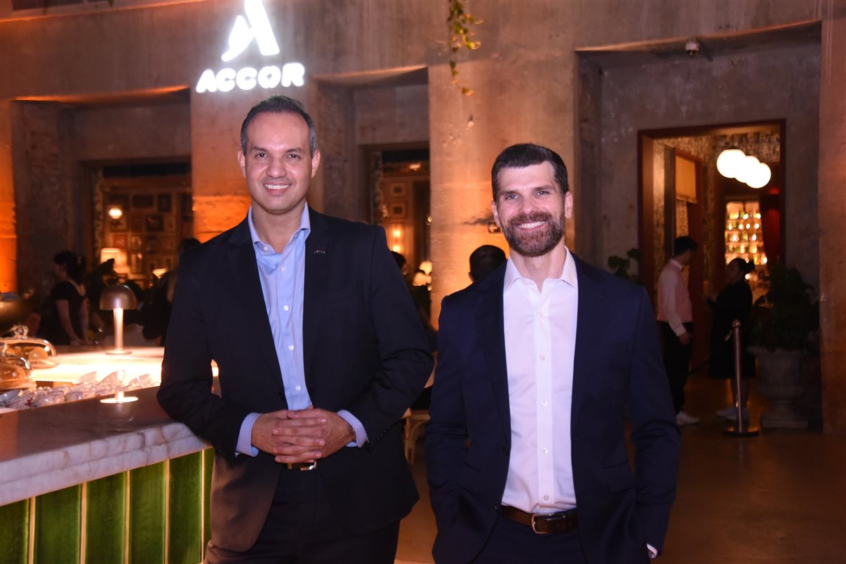 Marcus Simões, VP de Vendas Premium, Midscale & Economy nas Américas, e André Sena, Chief Commercial & Marketing Officer Accor Américas - Premium, Midscale & Economy