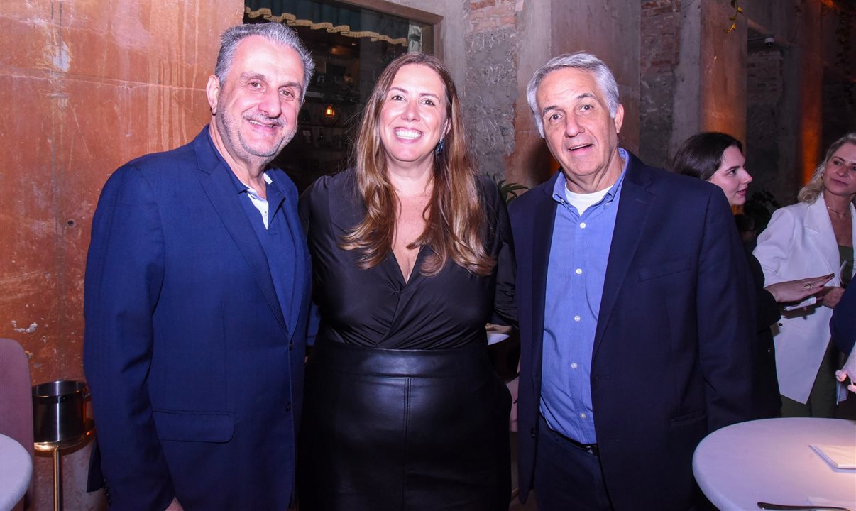 Claiton Armelin, da CVC Corp, Mariana Pieri, da Accor, e Sylvio Ferraz, da BeFly