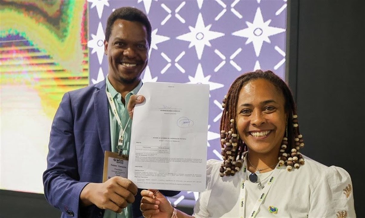 Hubber Clemente, da UBRAFRO, e Tânia Neres, da Embratur