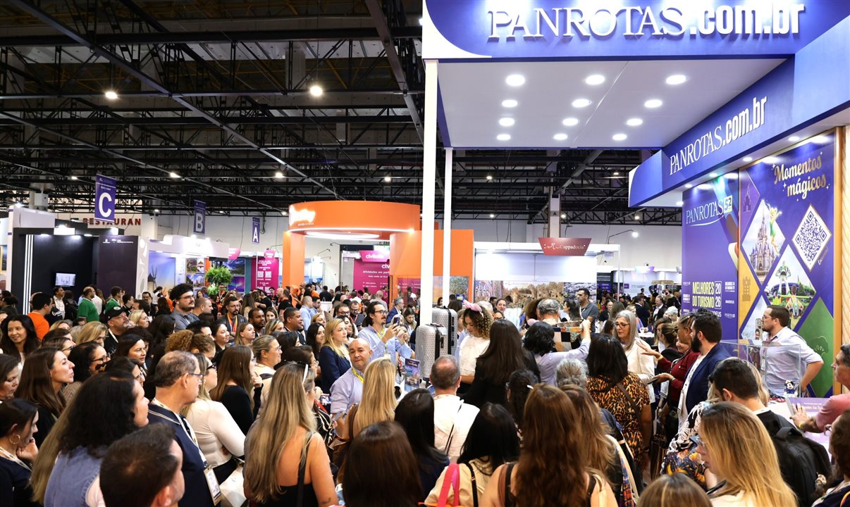 Estande da PANROTAS na WTM Latin America 2025