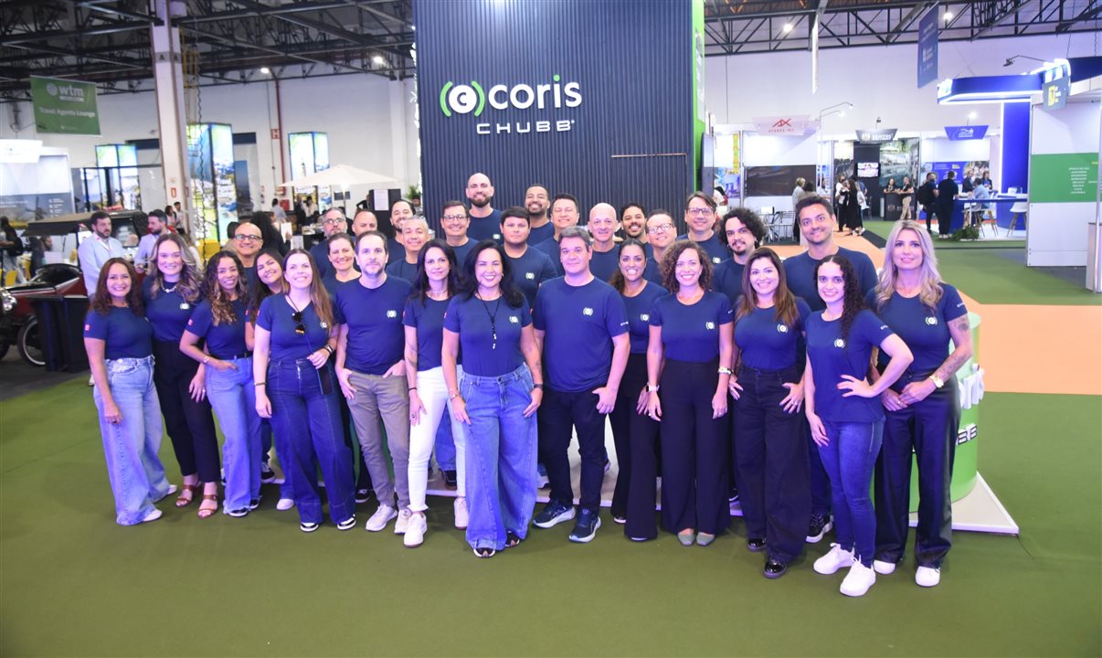 Time da Coris presente na WTM Latin America