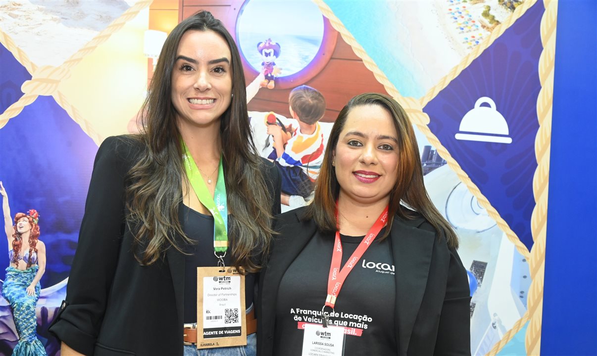 Vera Petrich, da Wooba, e Larissa Souza, da Locarx