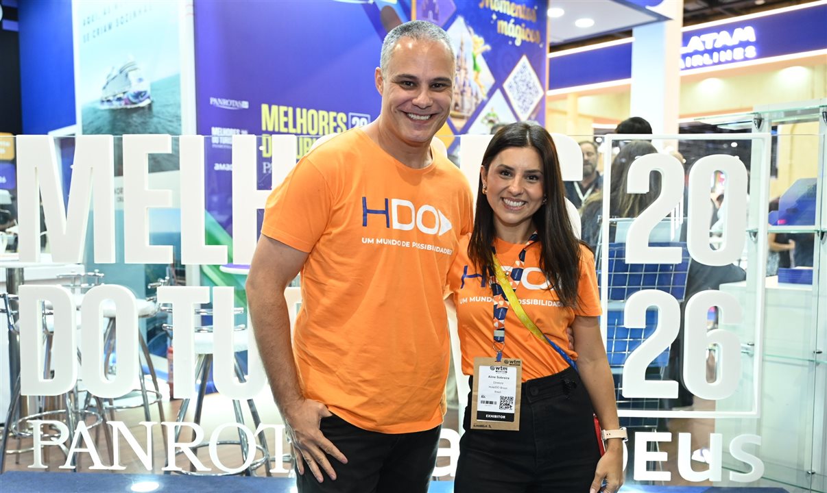 Marcio Nogueira e Aline Sobreira, da HotelDO
