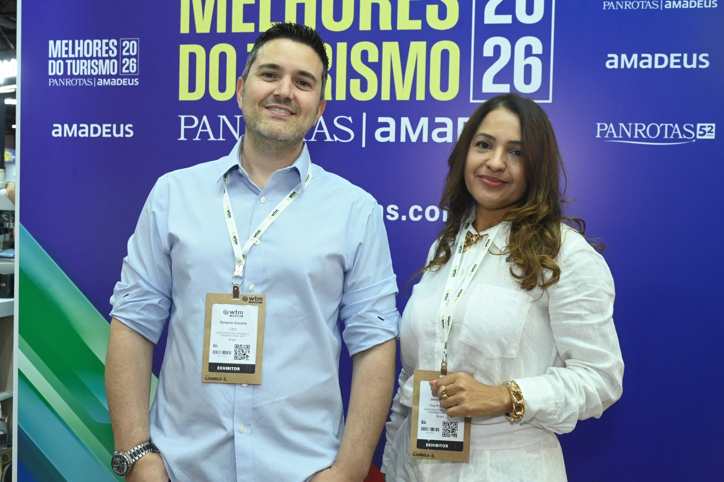 Octavio Corano e Josy Ribeiro, da SunCoastUSA