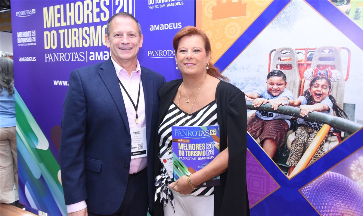 Ed Simon e Sabine Chilton, do Visit Florida Keys