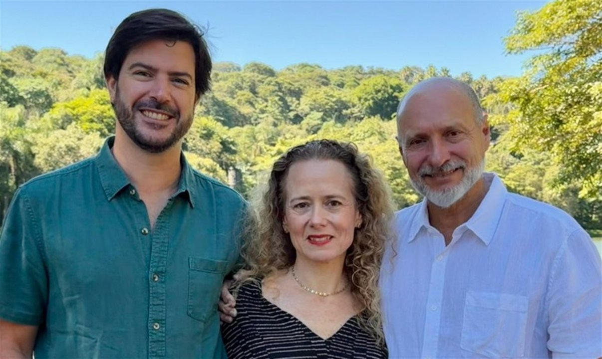 Roberto Klabin, Pedro Treacher e Camilla Barretto