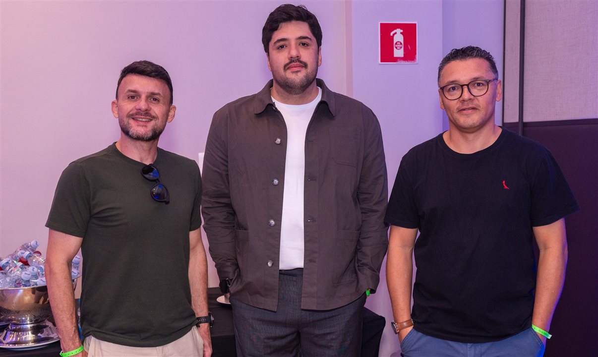 Ricardo Araújo, Guilherme Cardoso e Marcos Vilel, da LID Travel