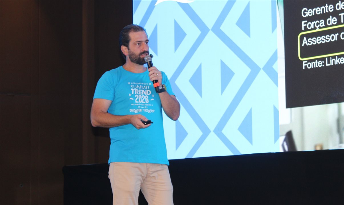 Bruno Heleno durante o Summit Trend 2026