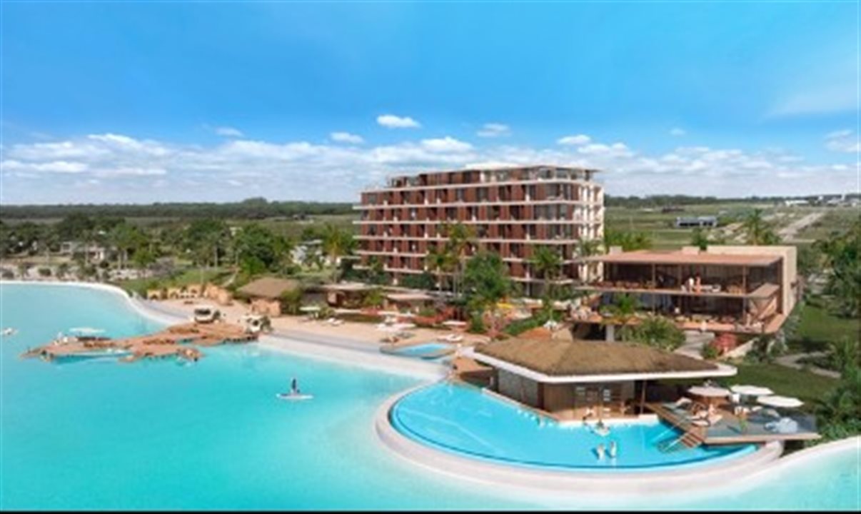 Fachada do Wyndham Garden Costa del Lago Residences