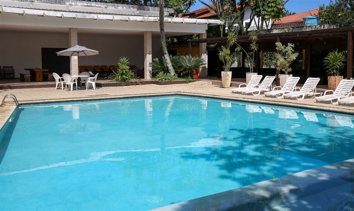 Piscina do Golden Tulip São Paulo Guarujá