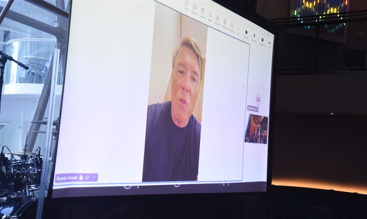 Ricardo Amaral, CEO da R11 Travel, participou do evento via vídeo conferência