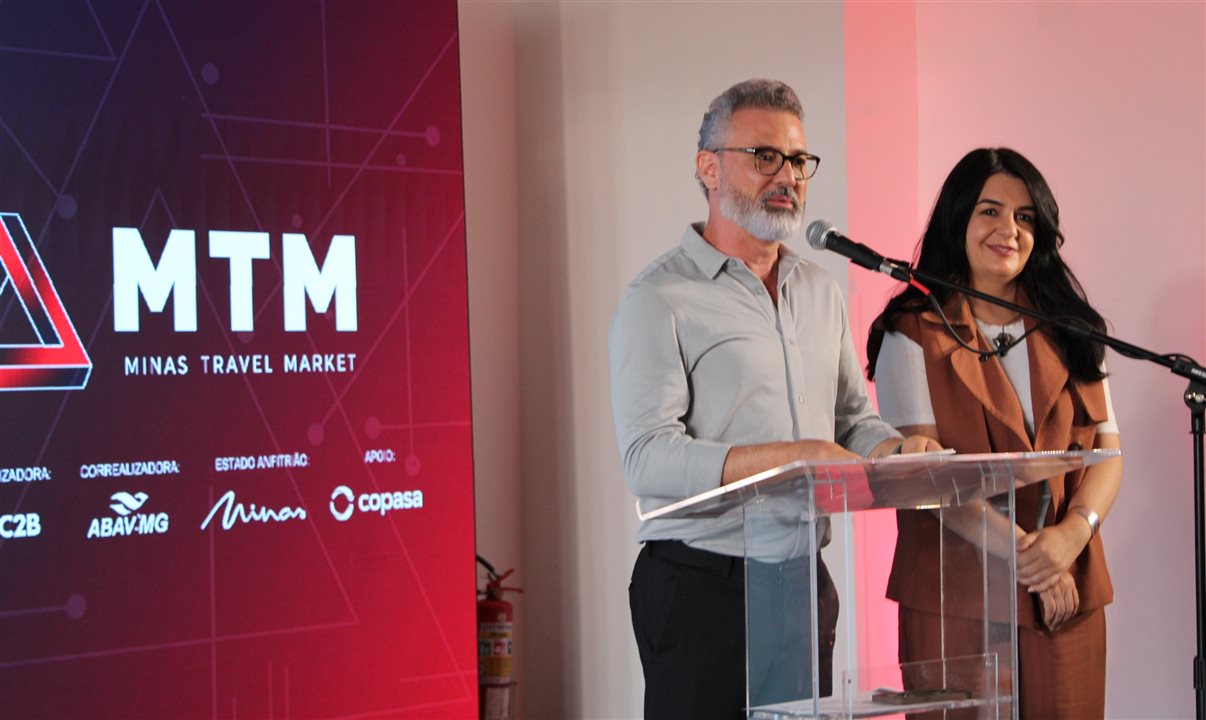 Leônidas Oliveira e Josiane de Souza, da Secult-MG