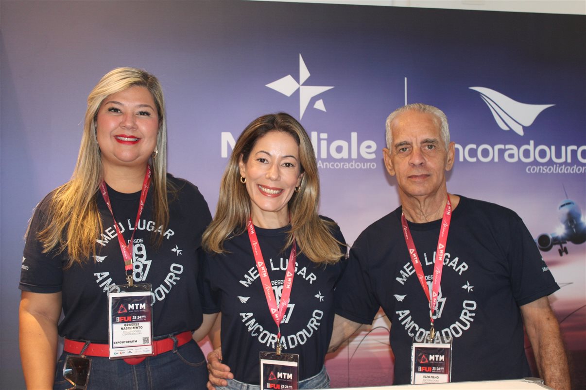 Grasiele Nascimento, Andreza Lubatsch e Elzo Filho, da Ancoradouro