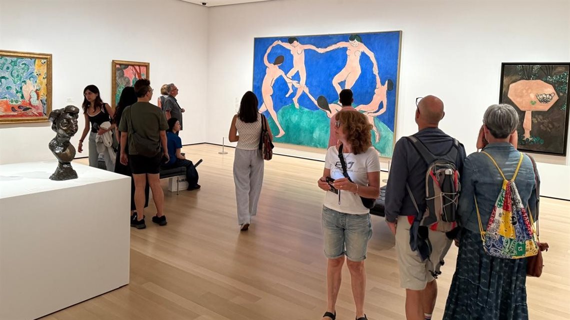 Uma das galerias do Moma