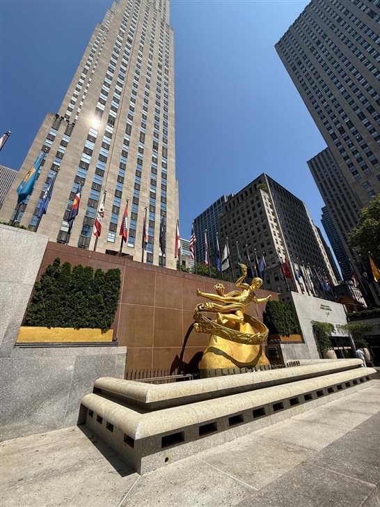 Os f&atilde;s do Rockefeller Center n&atilde;o podem perder o Top of the Rock