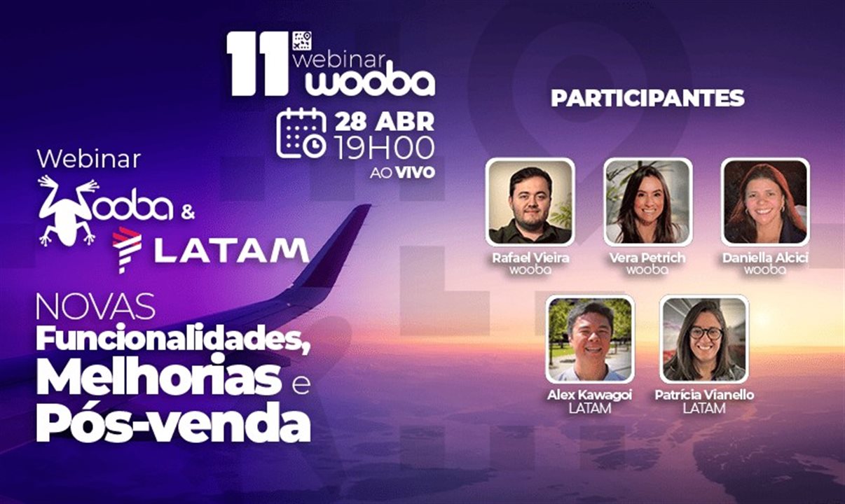 Conteúdo do webinar também inclui soluções para desafios recorrentes, como gestão de reservas e demandas específicas do dia a dia das agências