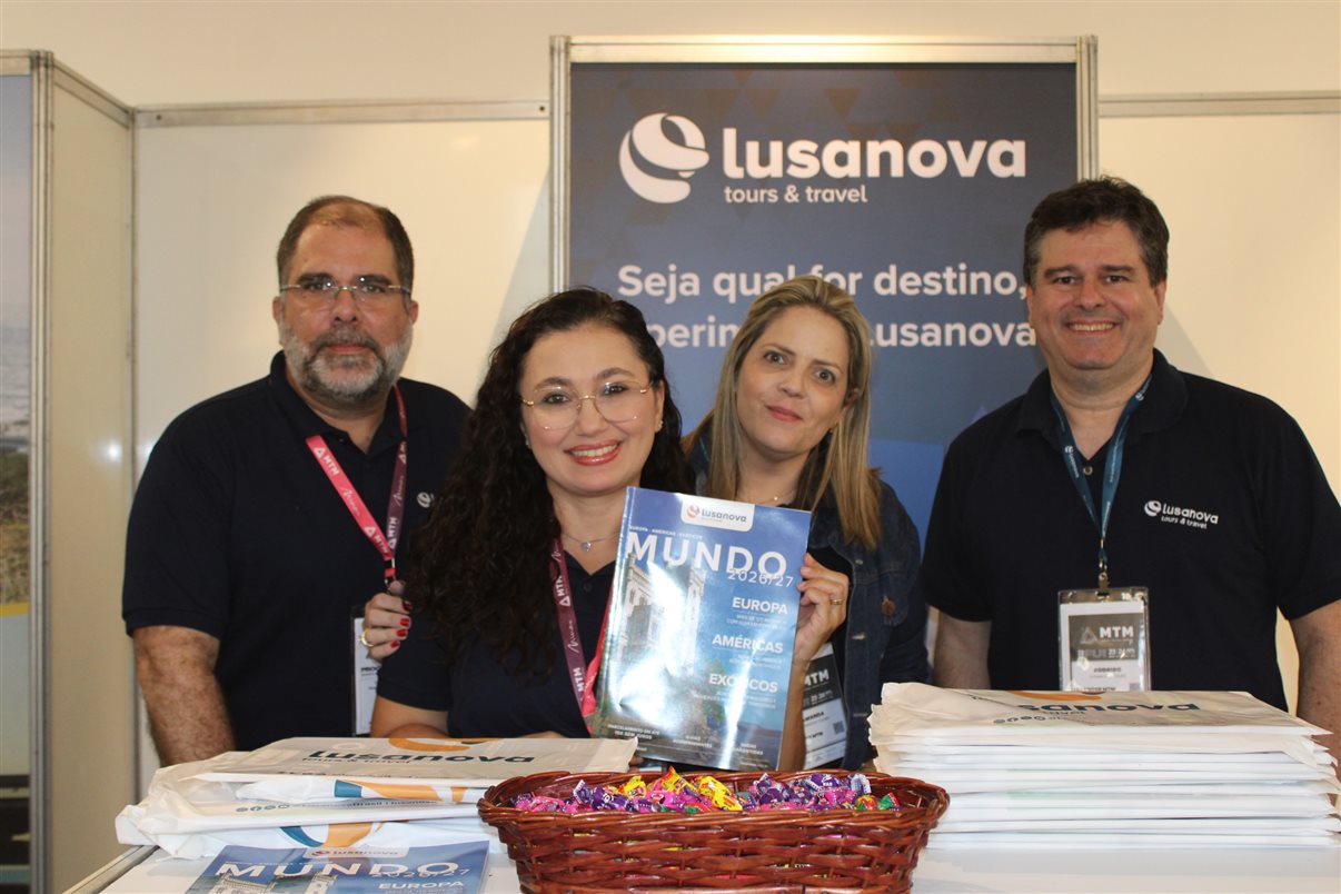 Sergio Vianna, Michelle Petracone, Amanda Gamero e Rodrigo Oliveira, da Lusanova