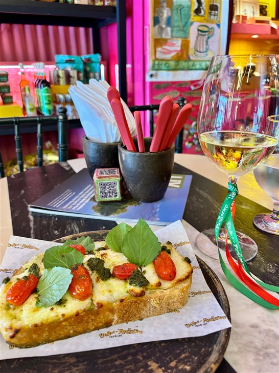 Bruschetta com queijo do Maraj&oacute;