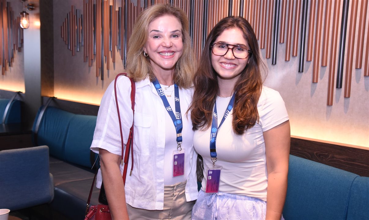 Ivana Ruy, da Click Mundi, participou do Summit At Sea com a filha Luana