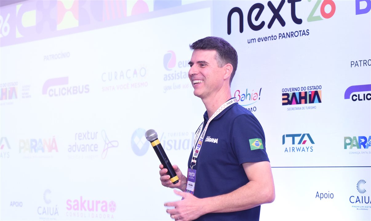 Marco Abbonizio representou o Viaje Paraná no evento