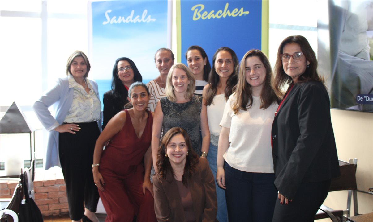 Sandals reuniu grandes parceiros em almoço em São Paulo