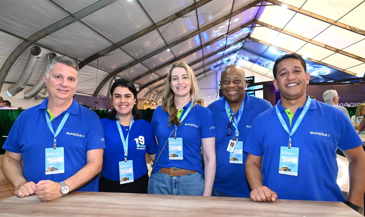 Alexandre Bruno, Mariana Medeiros, Patricia Carvalho, Paulo Goulart e Itallo Ferreira, da Europlus